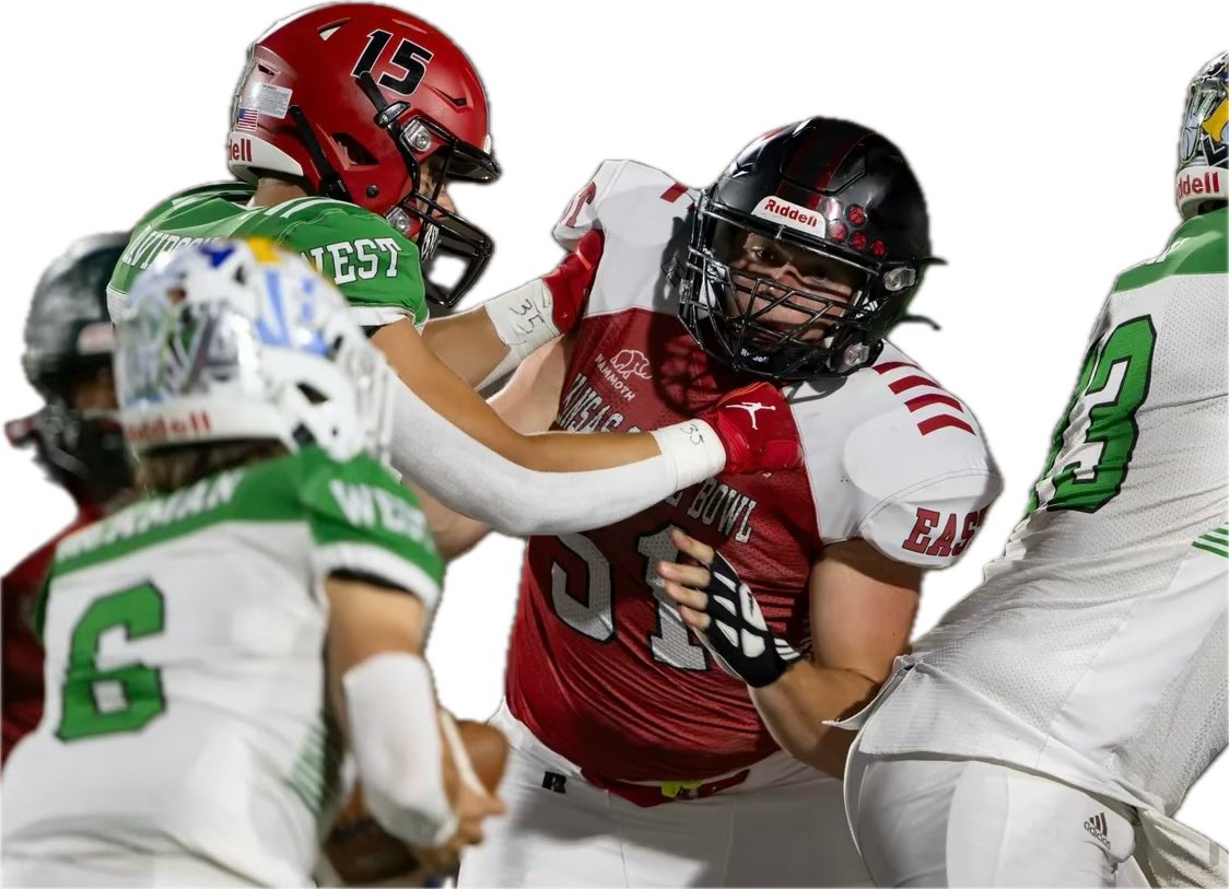 Our 25 th <a href="/KSShrineBowl/">Kansas Shrine Bowl</a> player in our storied history got a big victory last night. Proud of your Barrett!