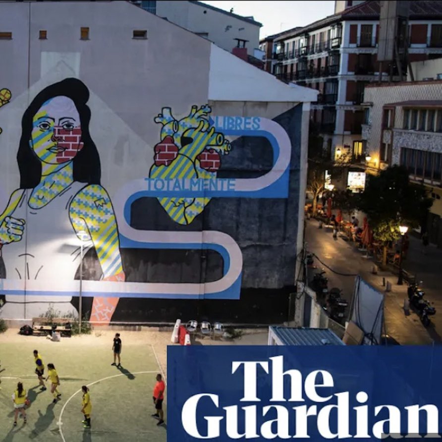 🙌  <a href="/guardian/">The Guardian</a> UK dedicates a photo essay to our project
#FootballforHope
•Changing
narrative on #migration thanks to #football 
#EURO2024 #spain 

Thanks <a href="/dragoneslvpies/">C.D.E Dragones de Lavapies</a> <a href="/fcdarna/">FC Darna 2019</a> 
<a href="/alacran97/">Asociación Alacrán 1997</a> and <a href="/cfunionpardillo/">cfunionpardillo</a>

• 👉amp.theguardian.com/global-develop… cc <a href="/guardian_sport/">Guardian sport</a> #Eurocopa #España