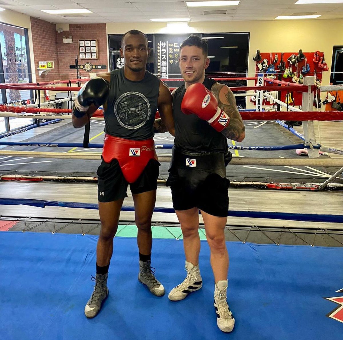 Liam Paro and I made good gloves, now we are champions, in the future we could face each other <a href="/ParoLiam/">Liam Paro</a>