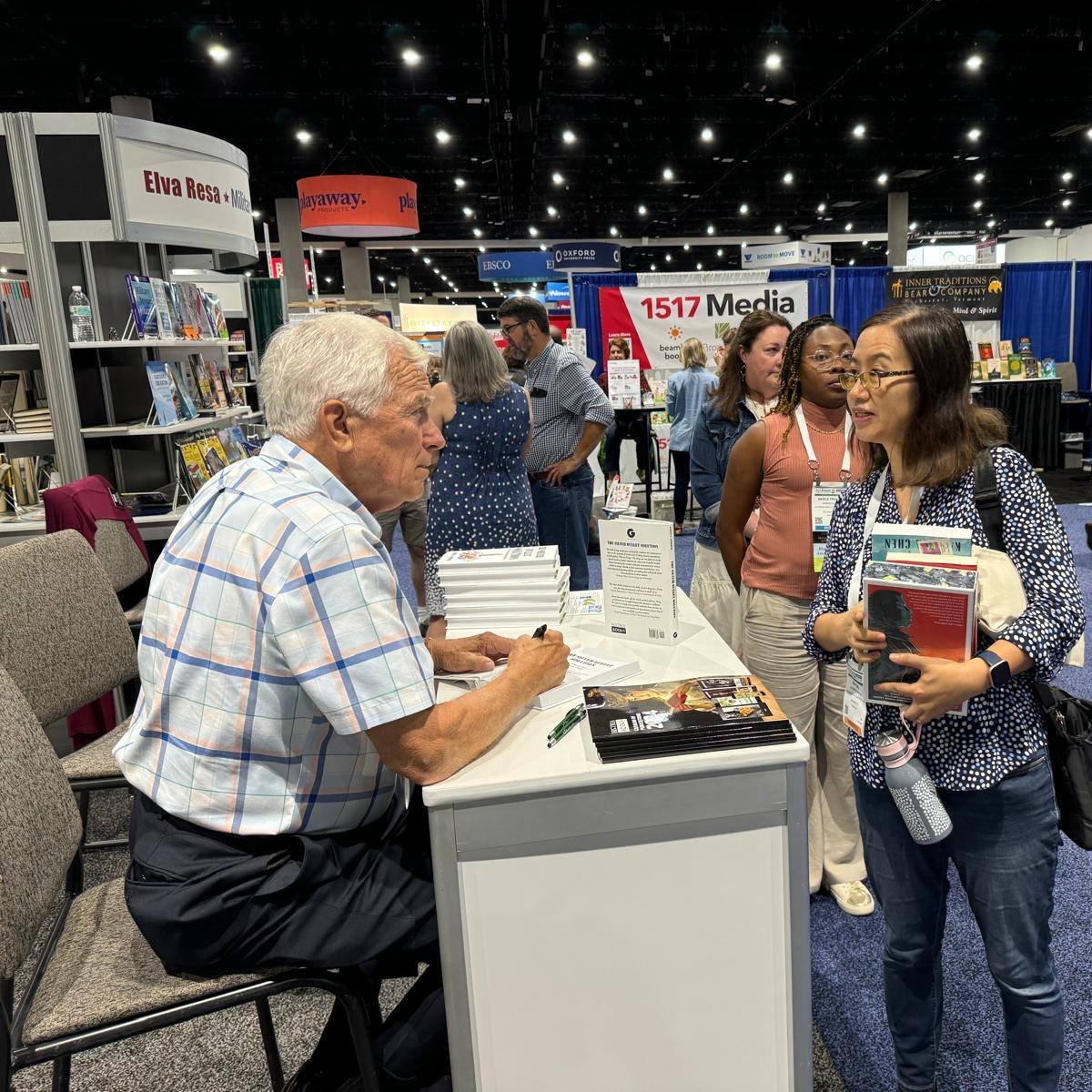 HistriaBooks's tweet image. James Gierarch officially joins us at the ALA with free signed books for everyone. The Silver Bullet Solution is highly appreciated by professionals and by those who understand the “war on drugs.”

#ALAAC24 #LibLearnX24 #UniteAgainstBookBans #fundlibraries #books
