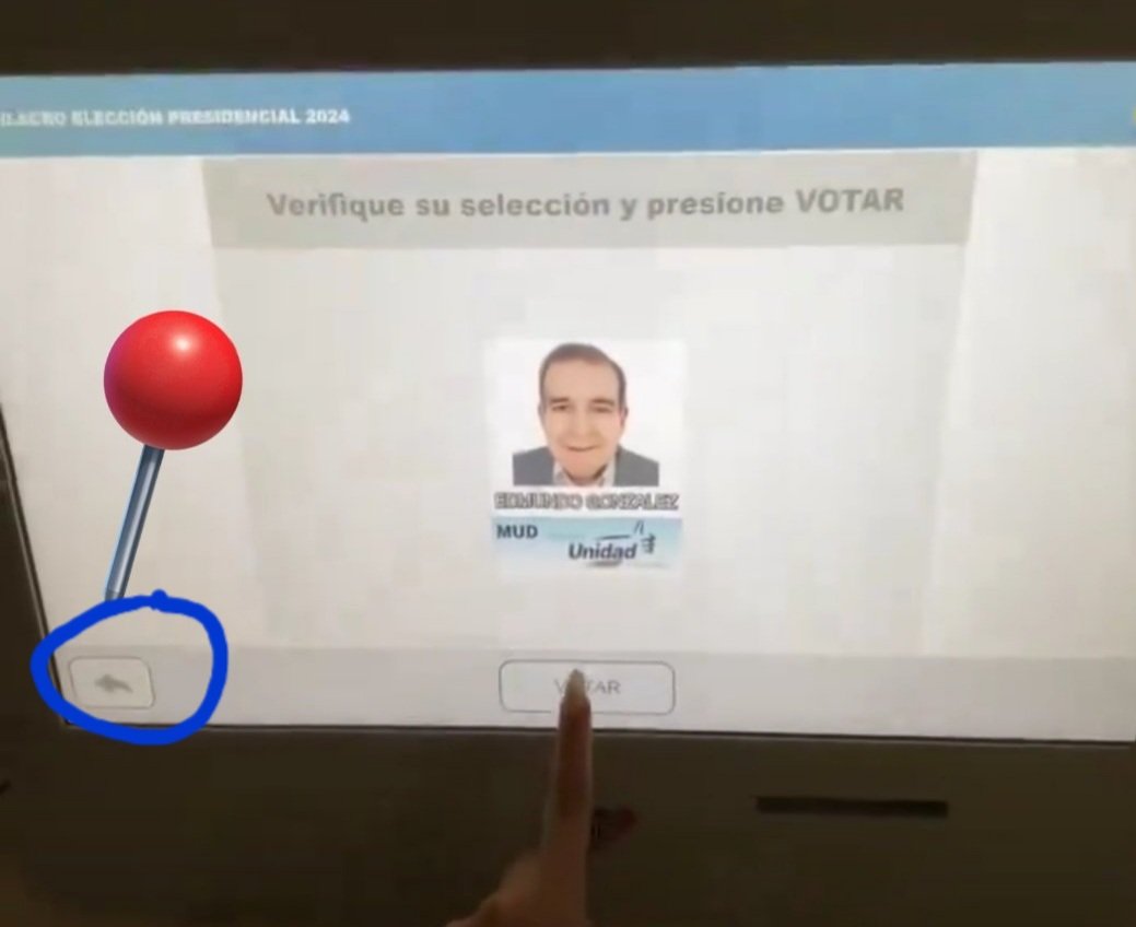 noticias_vzlaa's tweet photo. #ATENCION Si por error hiciste clic en un candidato Presidencial que no es de tu preferencia, tranquilo (a), puede darle clic a la flechita (↩) para que pueda retornar al tarjetón y elegir al candidato correcto.

Ya falta poco para votar en las Presidenciales del 28 de julio 🇻🇪 https://t.co/B7B0nXS4be