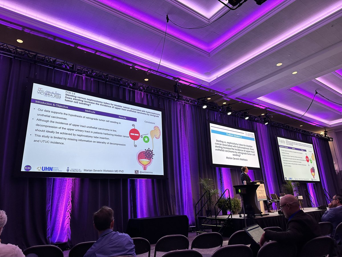 David-Dan Nguyen (@daviddan_ngn) on Twitter photo Great podium by <a href="/wettsteinms/">Marian S. Wettstein</a> using <a href="/ICESOntario/">ICES</a> administrative data to suggest retrograde tumor cell seeding in urothelial CA. Decompression of upper tract ideally with nephrostomy (over stent) in patients with bladder CA.
<a href="/GSK_UofT/">Girish Kulkarni</a> <a href="/UofT/">University of Toronto</a> #CUA24 Great podium by <a href="/wettsteinms/">Marian S. Wettstein</a> using <a href="/ICESOntario/">ICES</a> administrative data to suggest retrograde tumor cell seeding in urothelial CA. Decompression of upper tract ideally with nephrostomy (over stent) in patients with bladder CA.
<a href="/GSK_UofT/">Girish Kulkarni</a> <a href="/UofT/">University of Toronto</a> #CUA24