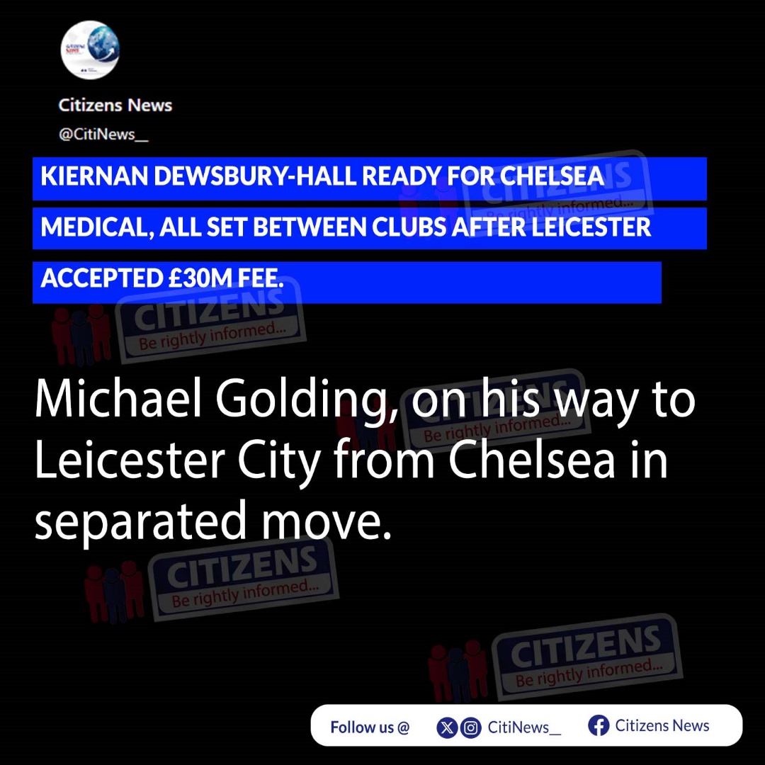CitiNews__'s tweet photo. KIERNAN DEWSBURY-HALL READY FOR CHELSEA MEDICAL, ALL SET BETWEEN CLUBS AFTER LEICESTER ACCEPTED £30M FEE.
#BeRightlyInformed #CitizensNews #today #BreakingNews #NewsUpdates #viral #TrendingNews #kiernandrewsbury #footballfans #fotballfansclub #soccer #Chelsea #ChelseaFC https://t.co/gHSpXQmZH2