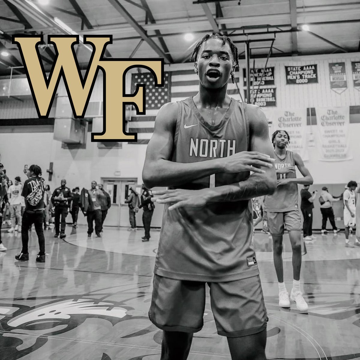 Congratulations to 2025 Chadlyn Traylor for earning an offer to play basketball at Wake Forest 🎩

#VIKING4LIFE