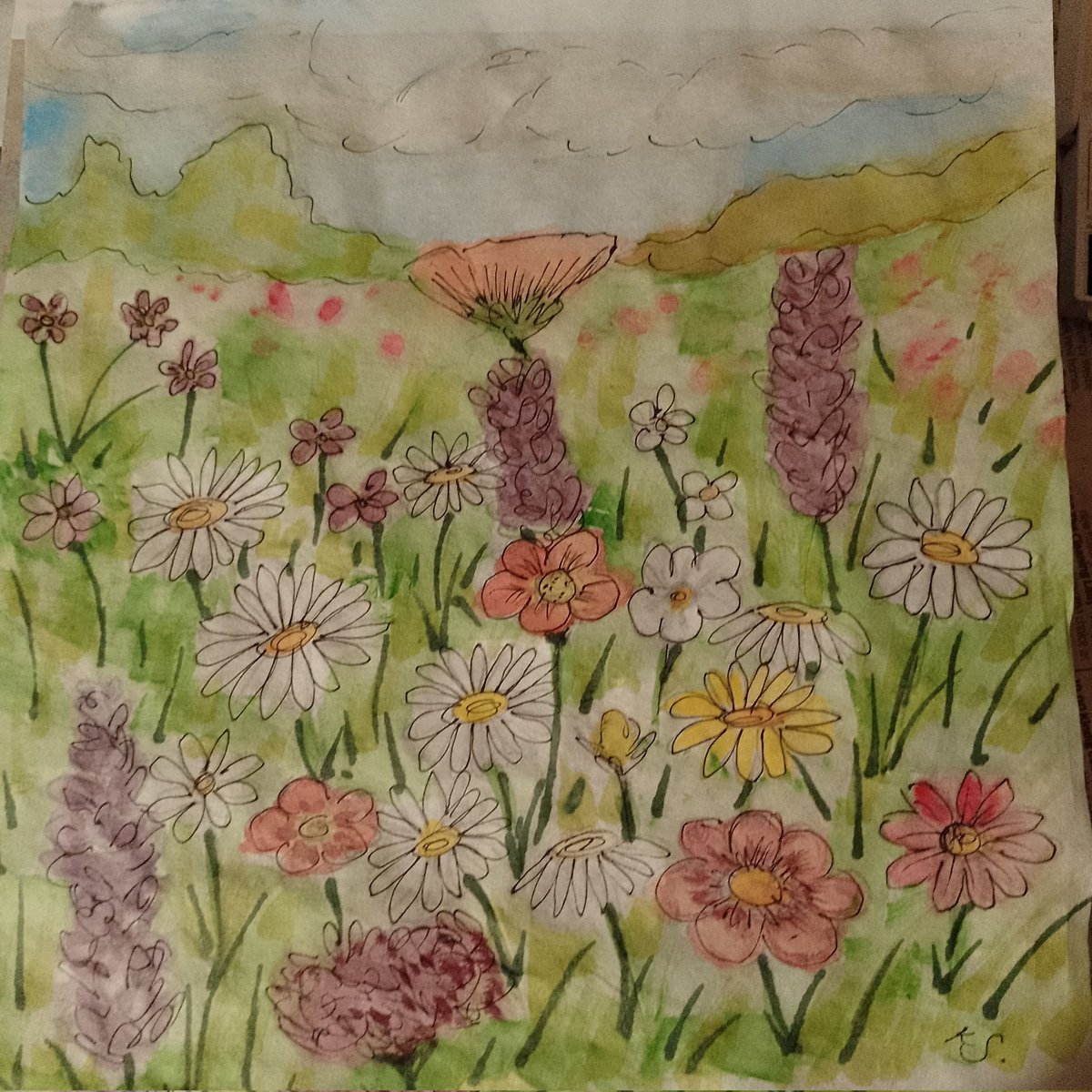 TheBabalicious's tweet photo. Dear Fibromyalgia, Taking my mind off the pain and creating art #Fibromyalgia #Thispainisreal https://t.co/gyHCdI1O3l
