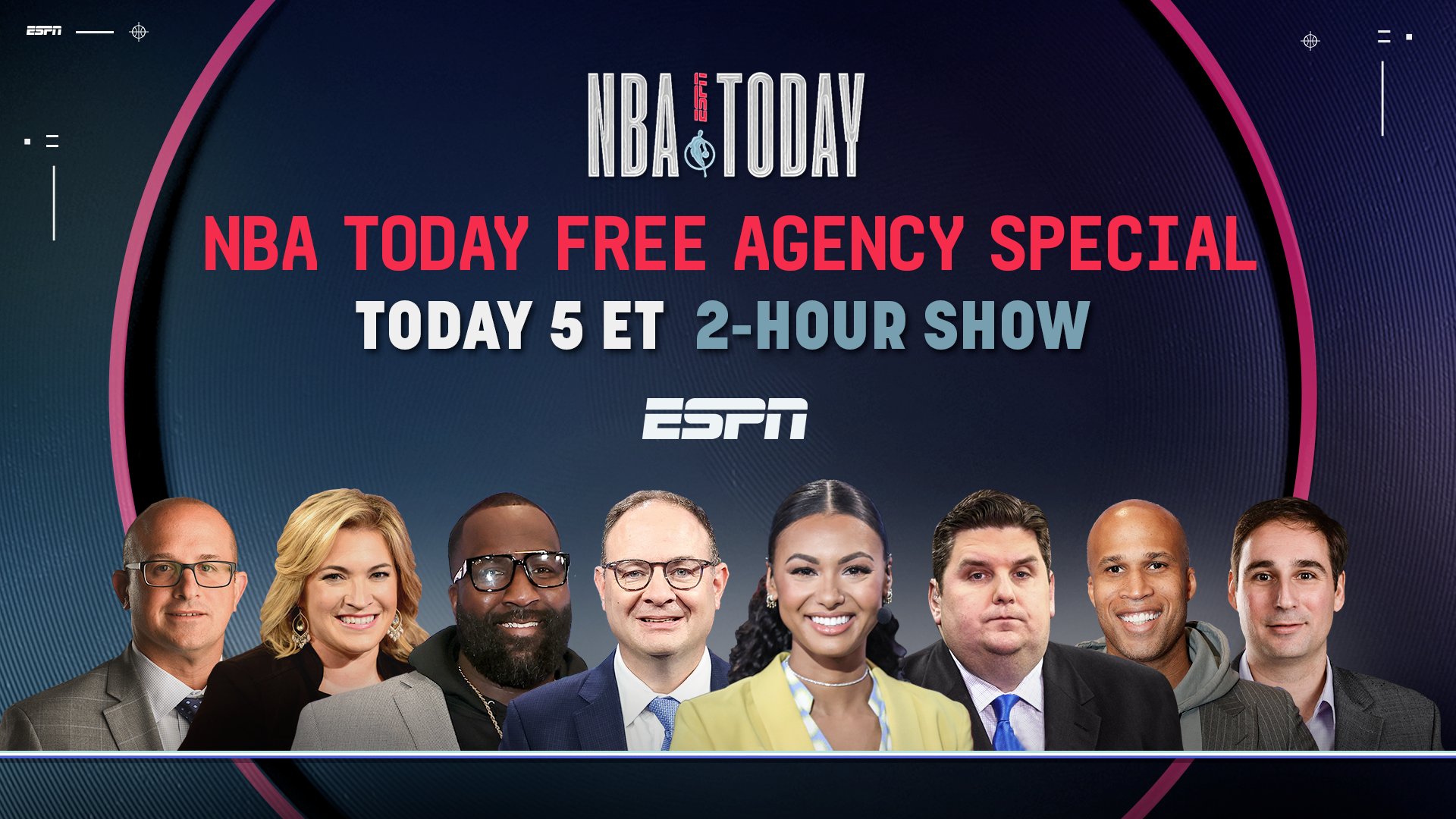 NBA on ESPN on X NBA Today s Free Agency Special will be LIVE on ESPN after Fever Mercury https t uQ8oBQ2agV X