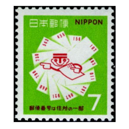 今日7月1日は1968年(昭和43年)のこの日、日本で初めて郵便番号制度が