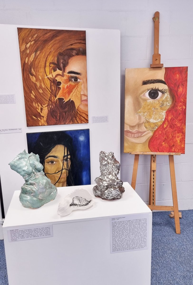 Flashback to last year's A-Level exhibition. 

'Nature is almost synonymous with femininity and womanhood, and promotes ideas that women are made to create life and be nurturing. I hope to explore  why we look at nature as a feminine entity.'

#alevel #art #sculpture #exhibition