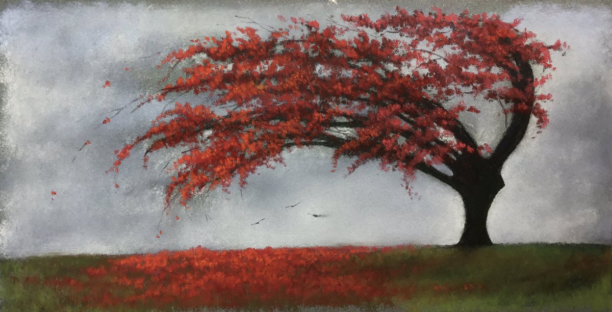 WellmanStudio's tweet image. Just a little painting… soft pastel on La Carte paper