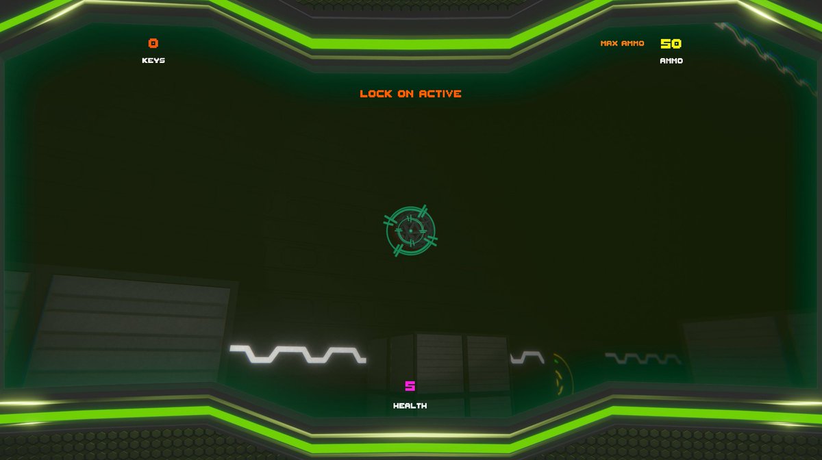 Dash_Bit's tweet photo. Been working on the UI for H.O.S.T.I.I.E lately. Decided to model and render the inside of a helmet visor to overlay over the screen in engine. It even has a red variant for when you are below half health. #gamedev #indiedeveloper #indiegamedev #metroidvania #lavalevel #indiegame https://t.co/c8RByvi6Fv