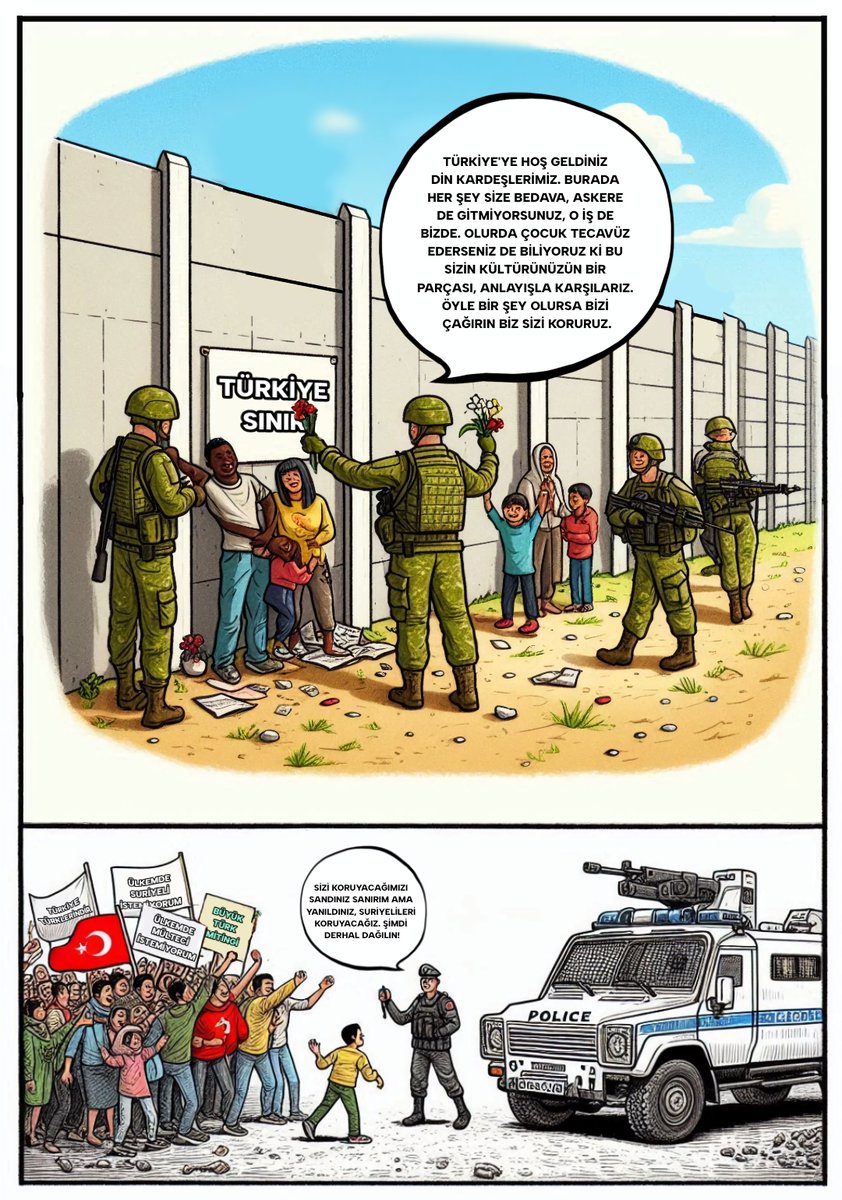 Suriyeliler 6 yaşında çocuğu taciz ediyor Türk polisi ise Türklere Toma ile su sıkıyor. Bu Polisler ettikleri yemindeki "Türk Milliyetçiliğine sadakatla bağlı kalacağıma" kısmına riayet etmiyor. ÜLKEMDE SIĞINMACI İSTEMİYORUM!
#Kayseri #BüyükTürkMitingi 
#Suriyeli #Taciz #Tecavüz