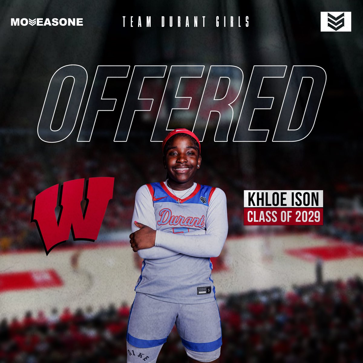 Team Durant Girls (@teamdurantgirls) on Twitter photo Congratulations to 2029 guard Khloe Ison <a href="/khloeison3_/">Khloe “k3” Ison</a> on receiving her first official D1 offer. First of many. #MAO #GoCrazy 🥶🥶 Congratulations to 2029 guard Khloe Ison <a href="/khloeison3_/">Khloe “k3” Ison</a> on receiving her first official D1 offer. First of many. #MAO #GoCrazy 🥶🥶