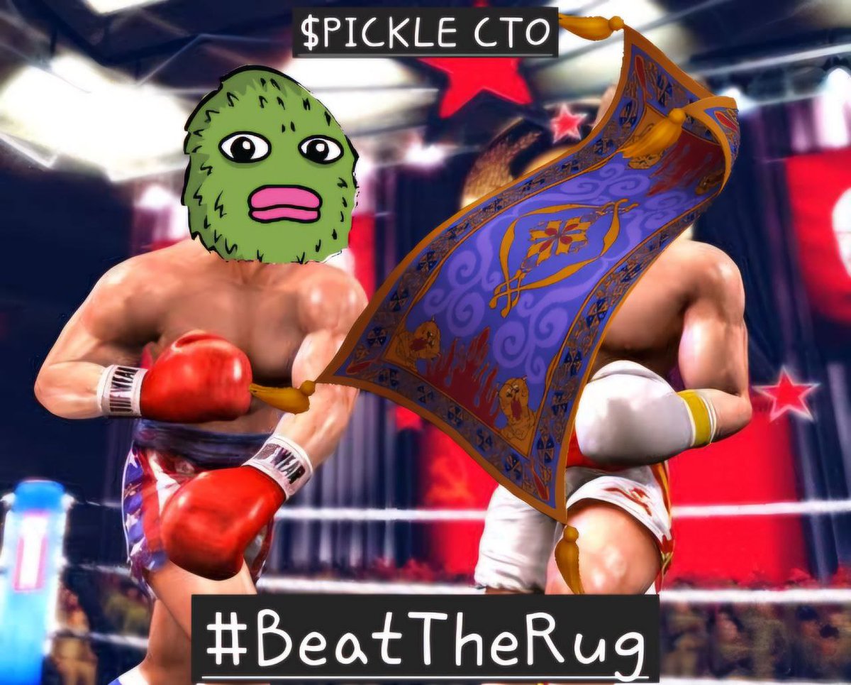 TumbleGin's tweet photo. @shahh $PICKLE perhaps? This OG-led #CTO uniquely swapped holders to a brand new contract last night, 2 weeks after the dev rugged.

A community intent on sticking it to shitty devs everywhere, taking members from #rugstoriches.
#inpicklewetrust

Check it: @pickleonsol_cto https://t.co/zHrX1OiUg7