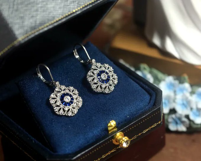 I just received Boucles d&amp;#39;oreilles Belle Epoque Petit Dormeuses Rond Floral Serti CZ Bleu Saphir<a href="/tag/throne"class="tags"><span>#throne</span></a><a href="/tag/wishlist"class="tags"><span>#wishlist</span></a>