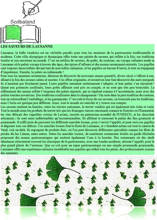 scribaland's tweet photo. #Scribaland LES SAVEURS DE LAUSANNE
Le quart-d’heure vaudois!#Scribaland1 #lausanne #ai #nft #chatgpt #UnknownTheSeries #arts #art #artiste #artistes #auteur #auteurs #auteure #S #auteures #agencelitteraire #agenceslitteraires #agentlitteraire #agentslitteraires #agentelitteraire https://t.co/phsA5w3MXA