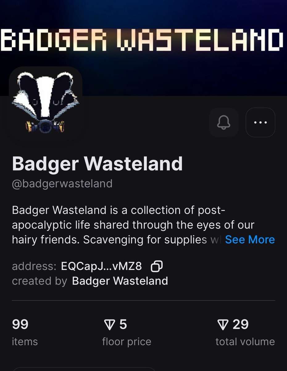 🚨 Only 7hours remaining in the Badger Bot Competition! 🚨

We'll be giving away:
- a common badger worth 5 $TON
- a rare badger worth 7.5 $TON
- a legendary badger worth 15 $TON

You can't win if you don't play! 

t.me/Badger_Wastela…