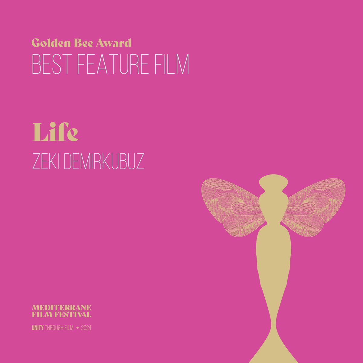 Golden Bee Winner for Best Feature Film

Life - Zeki Demirkubuz

#MediterraneFilmFestival #Malta #M2024