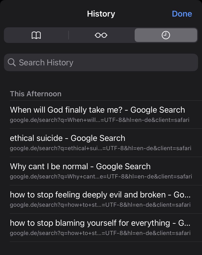 Going trough something