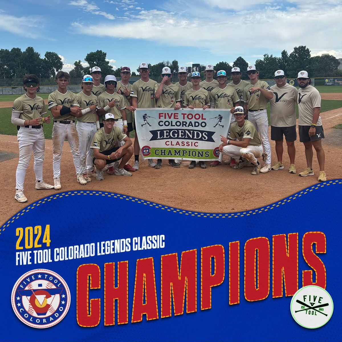 Five Tool Colorado (@fivetoolco) on Twitter photo π Champions π
Congrats to @MMWCOLORADO Victus 17Uβs on winning the 18U Championship of the <a href="/FiveTool/">Five Tool Baseball</a> Colorado Legends Classic!
#WatchEm π Champions π
Congrats to @MMWCOLORADO Victus 17Uβs on winning the 18U Championship of the <a href="/FiveTool/">Five Tool Baseball</a> Colorado Legends Classic!
#WatchEm