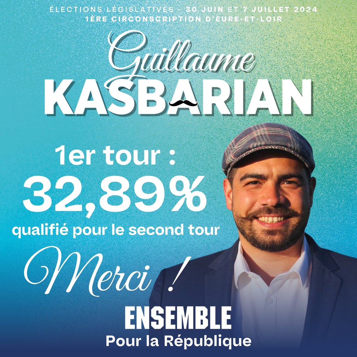 Je remercie les Euréliens qui ont fait le choix de ma candidature et qui me permettent ainsi d’accéder au 2nd tour des élections législatives. 

Dimanche prochain, aucune voix ne doit manquer.

Face à la candidate parachutée de Jordan Bardella, nous devons nous rassembler. Ne