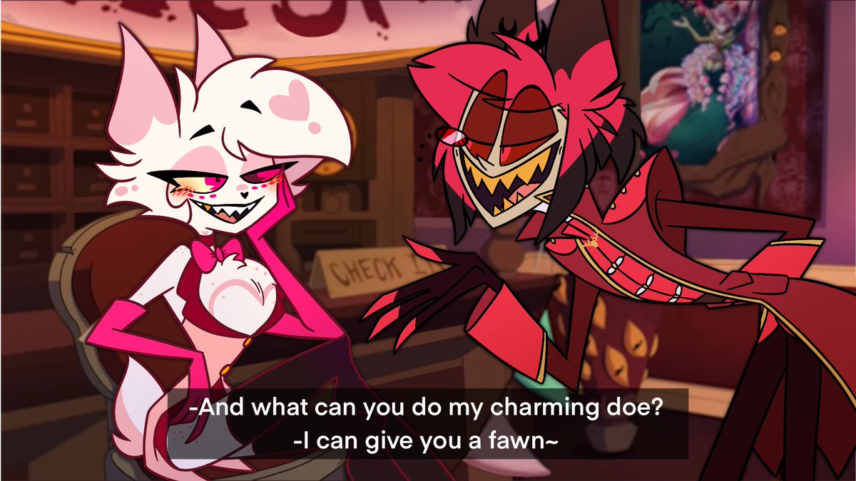The scene that gave life to #radiodust but make it Doe Angel

#DoeAngelDust #HazbinHotelAlastor #HazbinHotelAngelDust #HazbinHotel #angeldust #Alastor