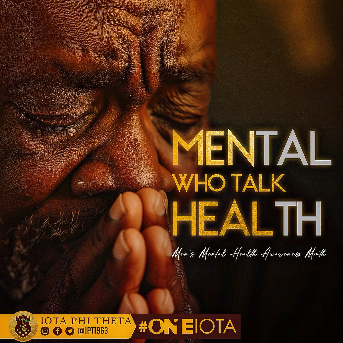 MEN WHO TALK HEAL!

This is bigger than the month of June!  Men's Mental Health Awareness is every day of the year! Brothers, there is no shame in talking about it! 

#mensmentalhealth #mentalhealthawareness #Ipt1963 #IotaPhiTheta
