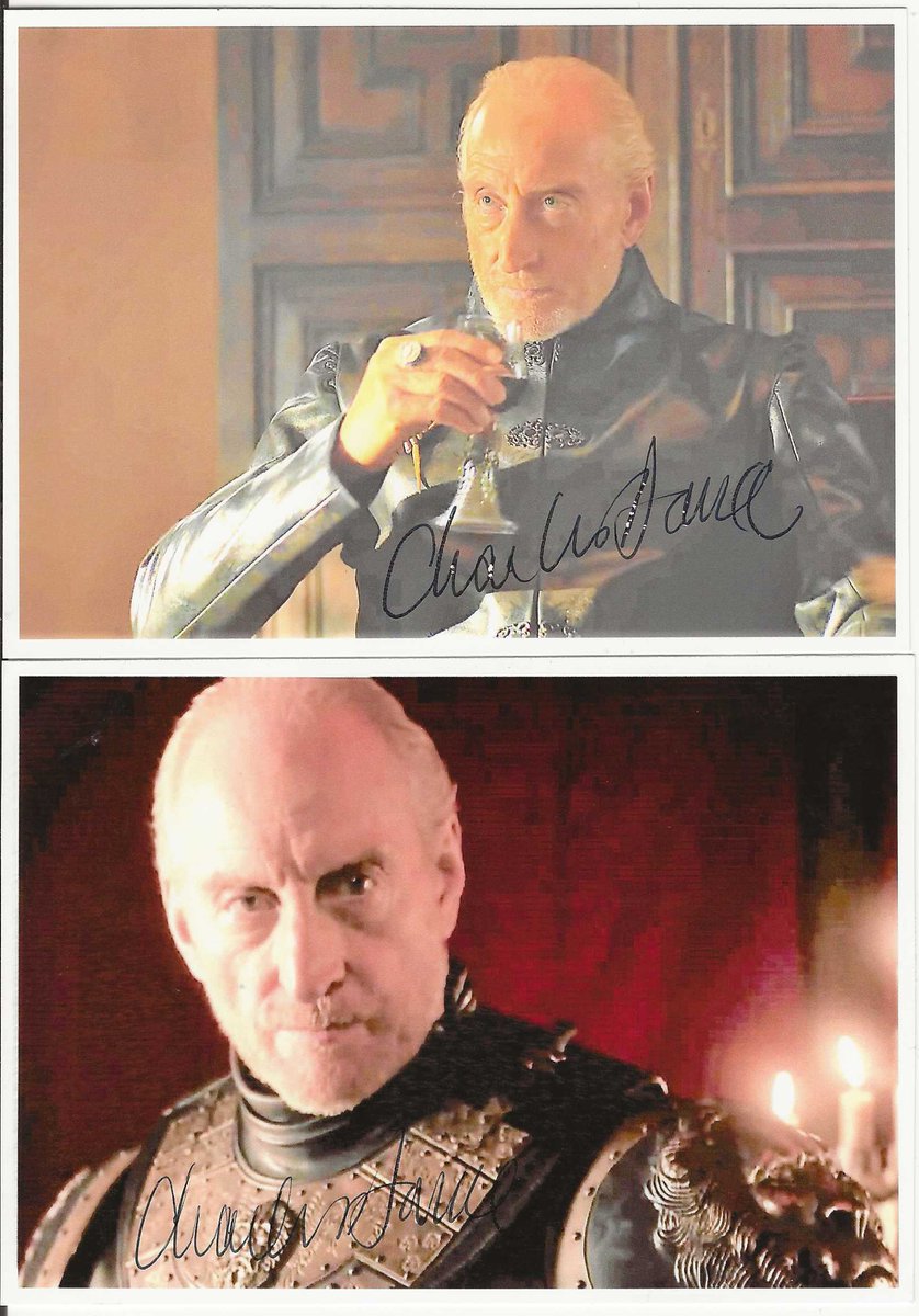 d271265's tweet photo. CHARLES DANCE AS TYWIN LANNISTER IN GAME OF THRONES RECEIVED 26/6/2024 https://t.co/XYsIzUqXWx