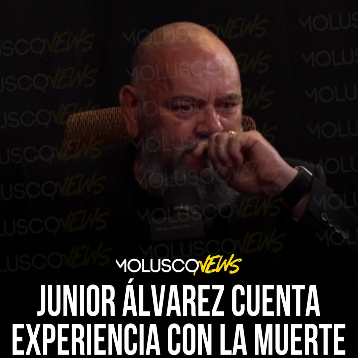 Moluskein's tweet photo. Es para pelos escuchar el testimonio de @junioralvarezpr quién estuvo al borde de la muerte y vive cada día como si fuera el último, por una condición. #MoluscoTV https://t.co/APBtAt0kkO