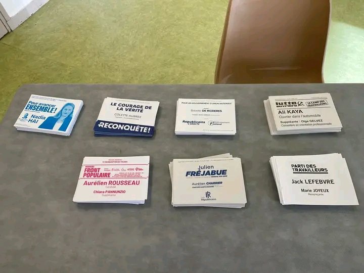 VilledeVerneuil's tweet photo. [ÉLECTIONS LÉGISLATIVES] LES RÉSULTATS DU 1ER TOUR🗳️

Avec 33,7 % des suffrages exprimés, la députée sortante Nadia Haï (Ensemble) est arrivée en tête à l’issue du 1er tour.

#7èmeCirco #verneuil78 #premiertour #electionslegislatives https://t.co/zLYgCKlP9b
