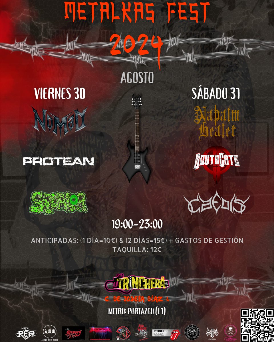 Viernes 30 de Agosto, primera edición del <a href="/metalkasfest/">metalkasfest</a> , os esperamos gente!!🔥🔥🔥