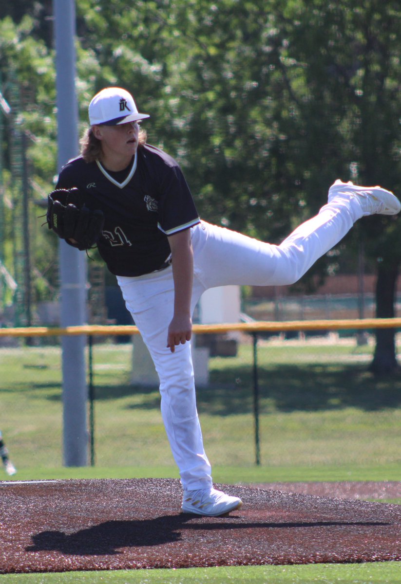 We lost in extra innings by 1 run, but he pitched one hell of game.  7 innings, 6 of them scoreless, zero walks and  8 k’s on the day.    Very proud of you AP!  <a href="/NWGrizzBaseball/">Wichita Northwest Baseball</a>  #2026