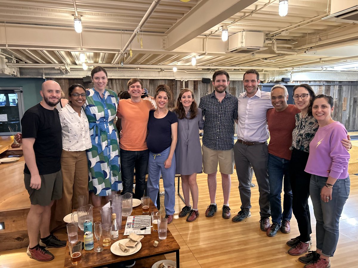 BIDMC CV Fellowship (@bidmcvfellows) on Twitter photo An end-of-the-year clinic celebration for some of our general cardiology fellows & their clinic preceptors ft. candlepin bowling & lots of delicious pizza 🥳 <a href="/prihatha/">Prihatha Narasimmaraj, MD</a> @NicolasIsazaMD An end-of-the-year clinic celebration for some of our general cardiology fellows & their clinic preceptors ft. candlepin bowling & lots of delicious pizza 🥳 <a href="/prihatha/">Prihatha Narasimmaraj, MD</a> @NicolasIsazaMD
