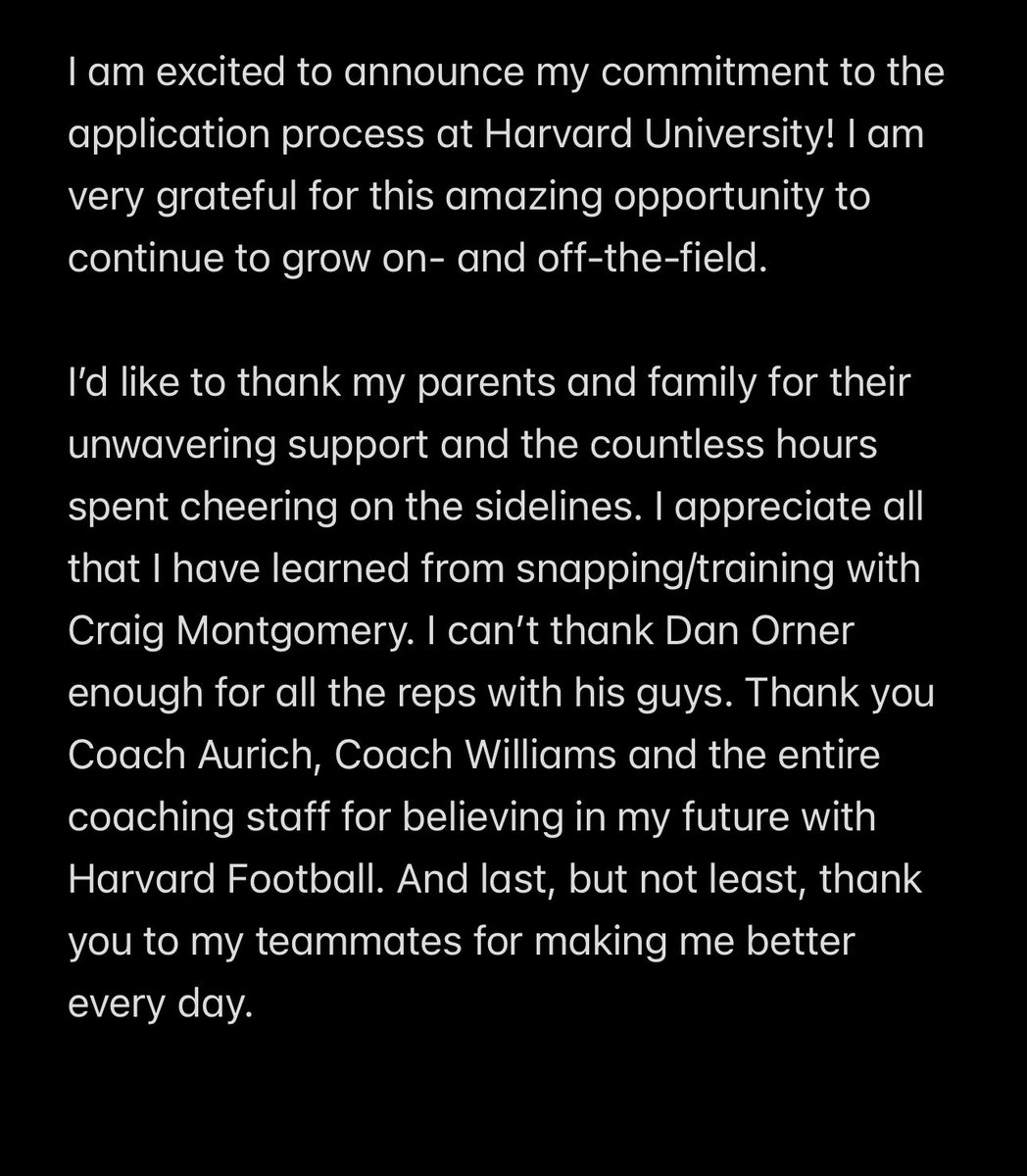 I’m HOME 🏠 🏠… <a href="/HarvardFootball/">Harvard Football</a> 
<a href="/Coach_Aurich/">Andrew Aurich</a> <a href="/skwilliamsjr/">Steve Williams</a> #AGTG 

<a href="/CMontgomeryLS/">Craig Montgomery</a> <a href="/DanOrnerKicking/">DanOrnerKicking</a> <a href="/KohlsSnapping/">Kohl's Snapping Camps</a> <a href="/Catholic_FB/">CCHS Football</a>