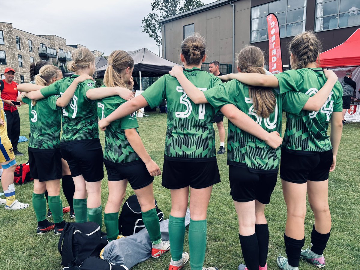 Really proud of our girls today who played in an u14 comp for the first time and after a slow start ended up winning the shield final on pens against a class act of a team in <a href="/SittingbourneFC/">Sittingbourne FC</a> who are everything that’s good about football. Great people on and off the pitch