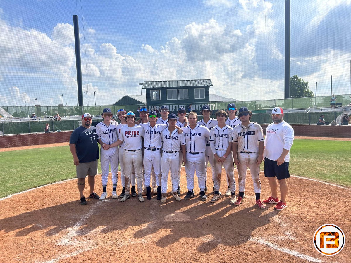 🔥Big Fire OKC Smokeshow 18u Champions🔥

Final:

Oklahoma Unleashed 18u - 6
Mammoth Baseball 18u - 3

PoG: <a href="/CamdenKnutson/">Camden Knutson</a>
Camden Knutson #7 2024 | Oklahoma Unleashed 18u
3-4, triple
5 IP, 3 R, 4 K, 2 BB

#bigfire #champs