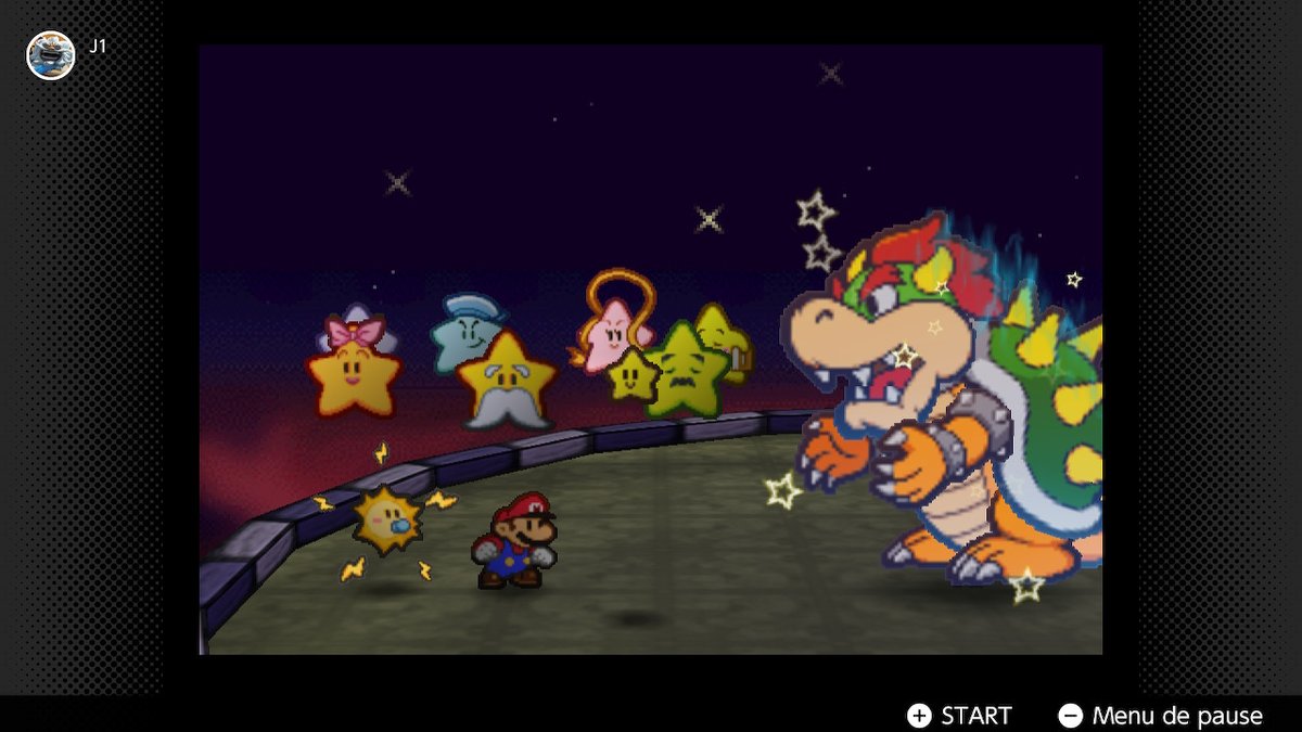 Chourryx's tweet photo. Début du marathon découverte Paper Mario avec l'opus N64, qui est toujours plaisant à voir (et à jouer) en 2024. Hâte de faire les suites ! https://t.co/U7DHXYgDr3