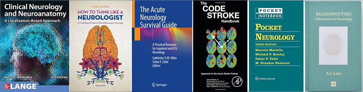 Andreas Charidimou MD, PhD (@a_charidimou) on Twitter photo 📚🧠Neurology Books - Residency Bare Essentials
1. Clinical Neurology & Neuroanatomy <a href="/AaronLBerkowitz/">Aaron Berkowitz</a>
2. How to think like a neurologist <a href="/emeltzermd/">Ethan Meltzer, MD</a>
3. The Acute Neurology Survival Guide <a href="/caseyalbin/">Casey Albin, MD</a>
4. The Code Stroke Handbook <a href="/MicieliA_MD/">Andrew Micieli</a>
5. Pocket Neurology <a href="/MGHNeurology/">MGH Neurology</a> 📚🧠Neurology Books - Residency Bare Essentials
1. Clinical Neurology & Neuroanatomy <a href="/AaronLBerkowitz/">Aaron Berkowitz</a>
2. How to think like a neurologist <a href="/emeltzermd/">Ethan Meltzer, MD</a>
3. The Acute Neurology Survival Guide <a href="/caseyalbin/">Casey Albin, MD</a>
4. The Code Stroke Handbook <a href="/MicieliA_MD/">Andrew Micieli</a>
5. Pocket Neurology <a href="/MGHNeurology/">MGH Neurology</a>