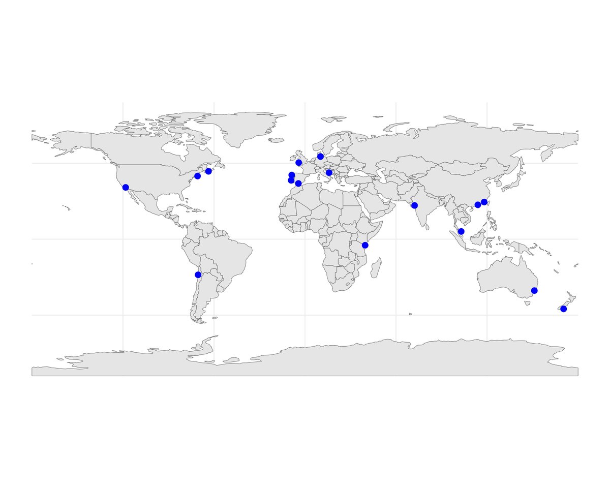 Update on #OAEPIIP:

Call for participation has ended and we are now 17 teams doing the same experiment on Ocean Alkalinity Enhancement to identify re-occurring effects on plankton communities. At least one team from EACH continent 🗺️ 🌐🤝
Fingers crossed we get quality data!