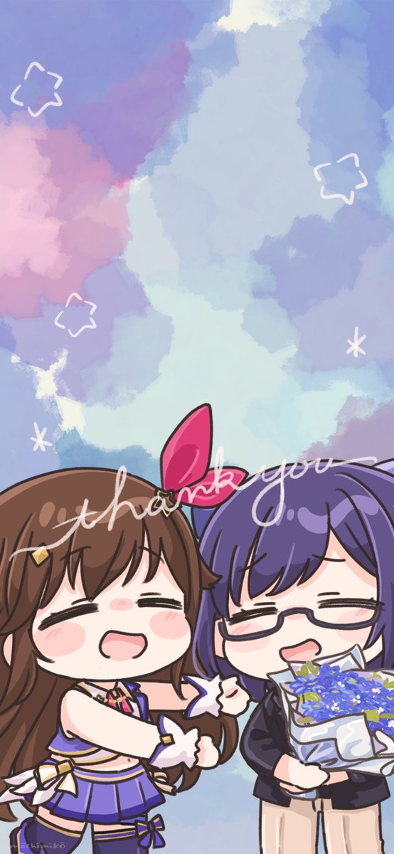 スマホ壁紙のみ使用OKです🫶
よければ使ってね👼