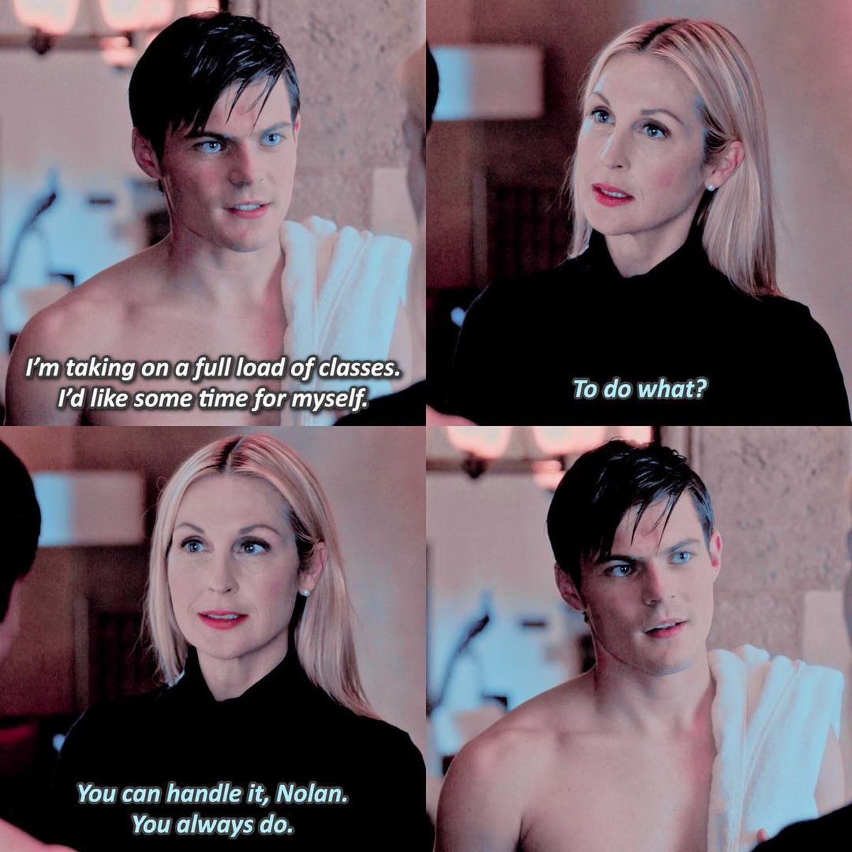 AM0Jl's tweet image. #PLLTP • S01E01
— What do you think of Claire Hotchkiss?

#PLLThePerfectionists #PLL #NolanHotchkiss