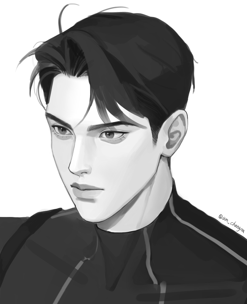 미남 그리기.. 쉽지않다.
#wip