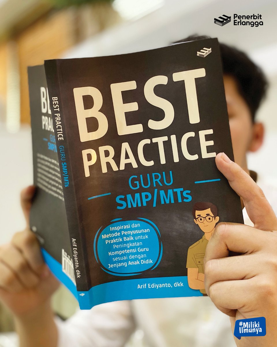 Sahabat Erlangga,
Buku Best Practice Guru SMP/MTs hadir untuk membantu para guru jenjang SMP/MTs dalam menerapkan berbagai praktik baik dalam pembelajaran. Melalui buku ini, guru dapat meningkatkan kompetensi menulis karya ilmiah dan berbagi praktik baik.
#MilikiIlmunya