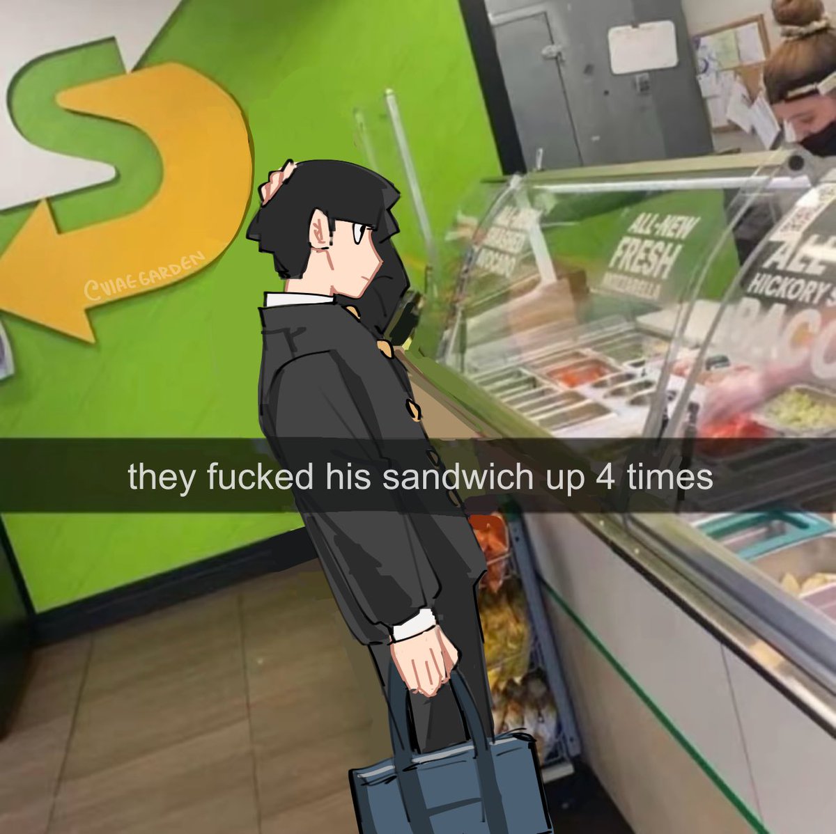 viaegarden's tweet image. someone help this guy 
#mp100