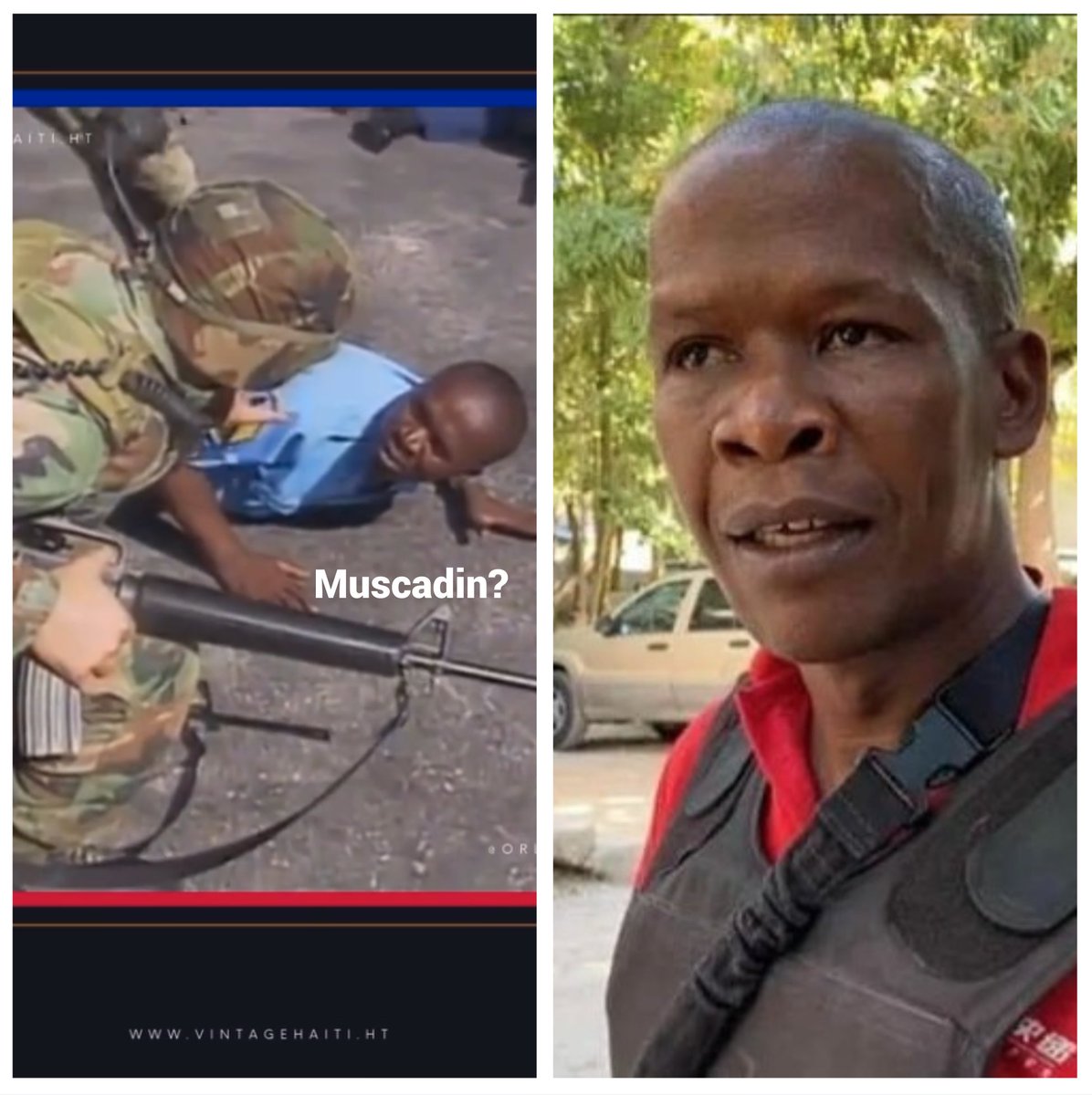 bettinna's tweet photo. For example, ex-cops “BBQ” Chérizier, Guy Philippe &amp; many Haitian cops chose to side with the wrong side, while a few chose the right side. It's clear to me the events of the 1994 U.S. Invasion of Haiti affected Muscadin and why today he choose to side with — The Haitian people. https://t.co/GRrBB9h9za