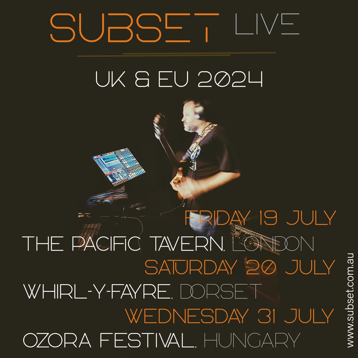 Not long now till I bring my dubs north for these upcoming shows at The Pacific Tavern  in London on the 19th (free entry), Whirl y Fayre Saturday 20, and Ozora Festival official on The Dome stage Wednesday 31st.
