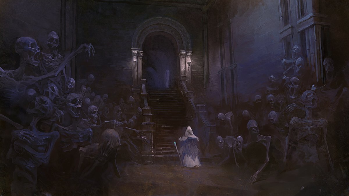 im now in the elden ring DLC and is such a beatifull game here is a fan art i made recently