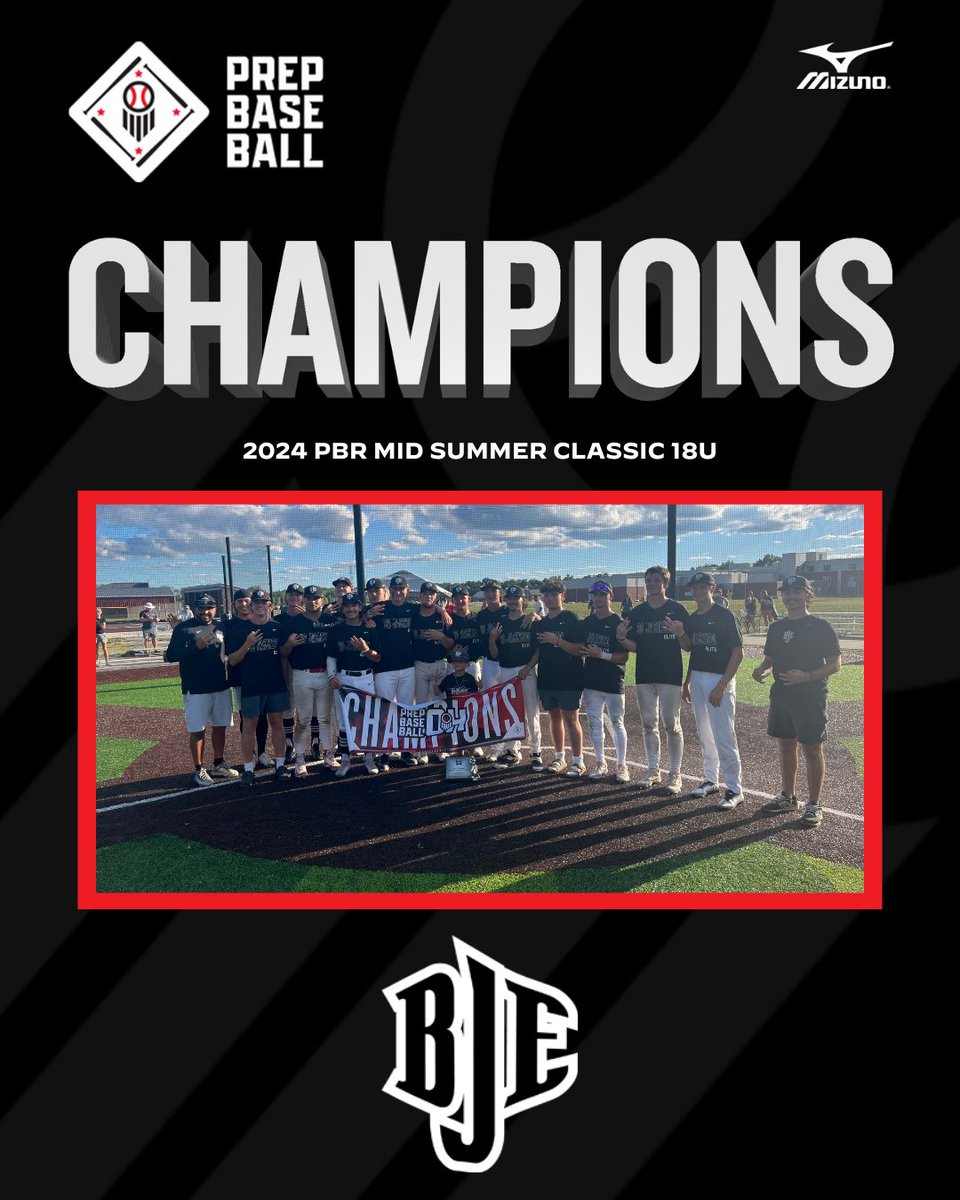 🏆2024 PBR Mid Summer Classic🏆 
18U CHAMPIONS!

Final Score 
Bo Jackson Elite- Nehls: 9
Launch Baseball 18U: 8

@BJE2024Nehls

MVP: <a href="/masonmyers023/">Mason Myers</a>