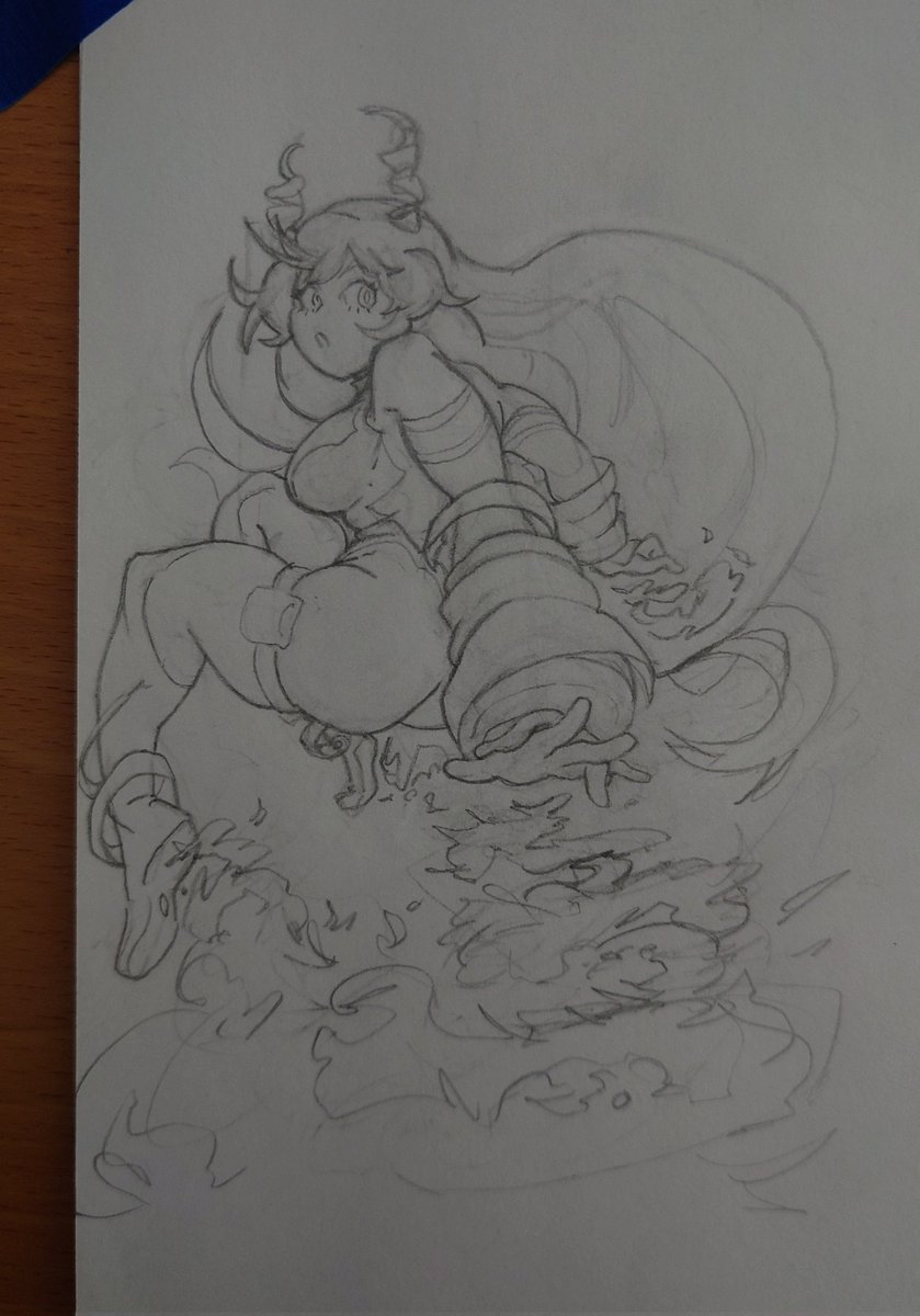 🌪️Finished drawing. I shouldnt have done it so small...  #Myheroacademia #ヒロアカ