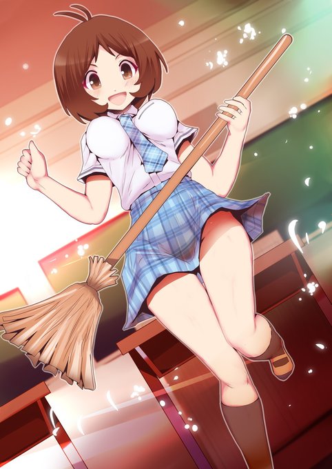 スケブリクエストでかいたよぉ
ラフタイムスクールの愛ちゃんです おまけで体操着差分つけてみました
リクありがとでしたぁ 