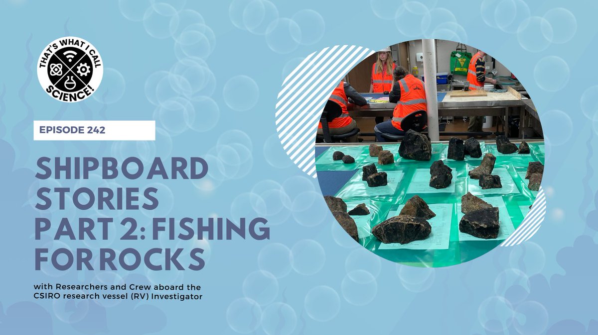 That's What I Call Science 🎙 (@thatssciencetas) on Twitter photo Tune in this week to hear about the world’s deepest lucky dip - scooping rocks from the bottom of the ocean!
#RVInvestigator #marinescience #geology #ocean #rocks #ship #crew #ops #adventure
#Tasmania #scicomm #stemmpodcast
<a href="/EdgeRadio993FM/">Edge Radio 99.3FM</a> Tune in this week to hear about the world’s deepest lucky dip - scooping rocks from the bottom of the ocean!
#RVInvestigator #marinescience #geology #ocean #rocks #ship #crew #ops #adventure
#Tasmania #scicomm #stemmpodcast
<a href="/EdgeRadio993FM/">Edge Radio 99.3FM</a>
